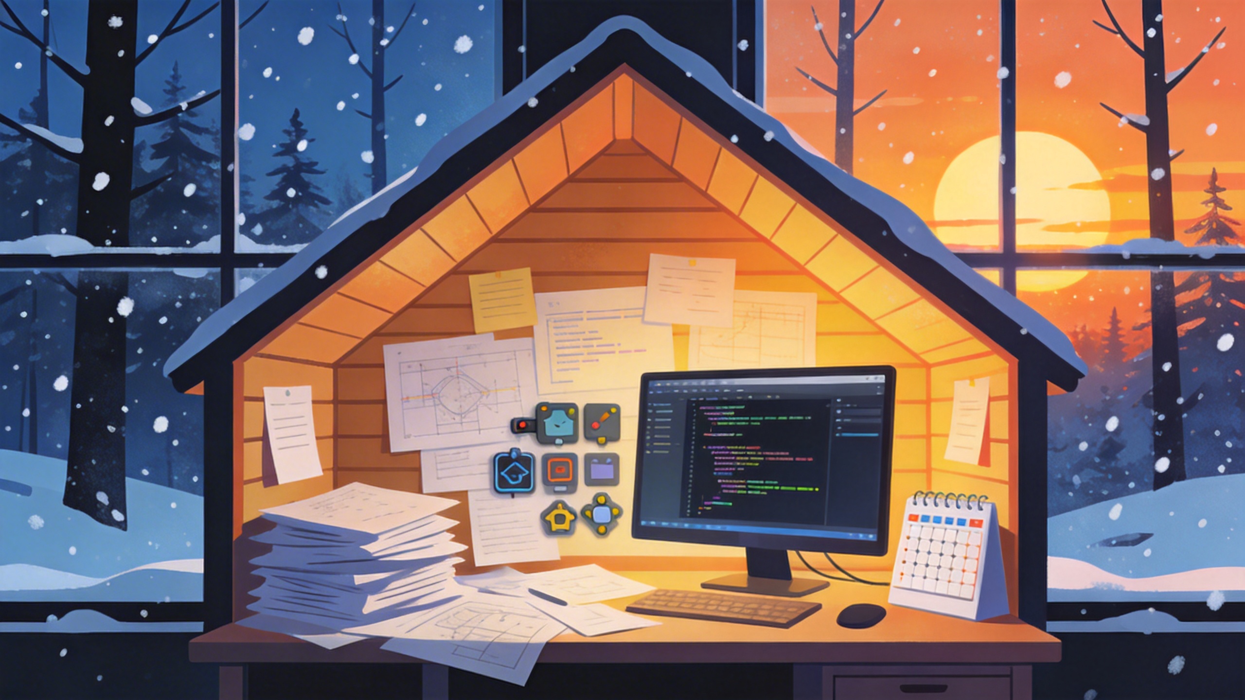 🌿 林间第4页拾语：再见 2025